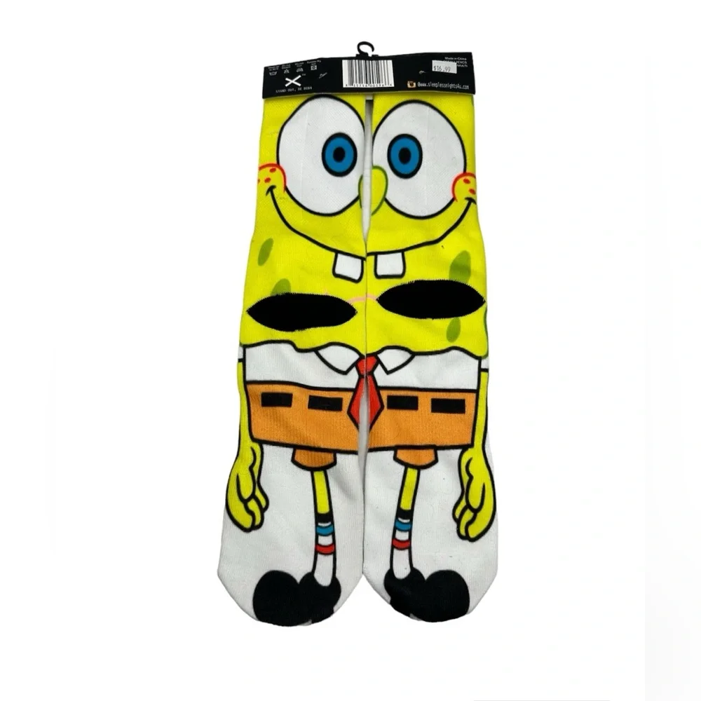 Nwt boss socks Sponge Bob square pants sz6-13